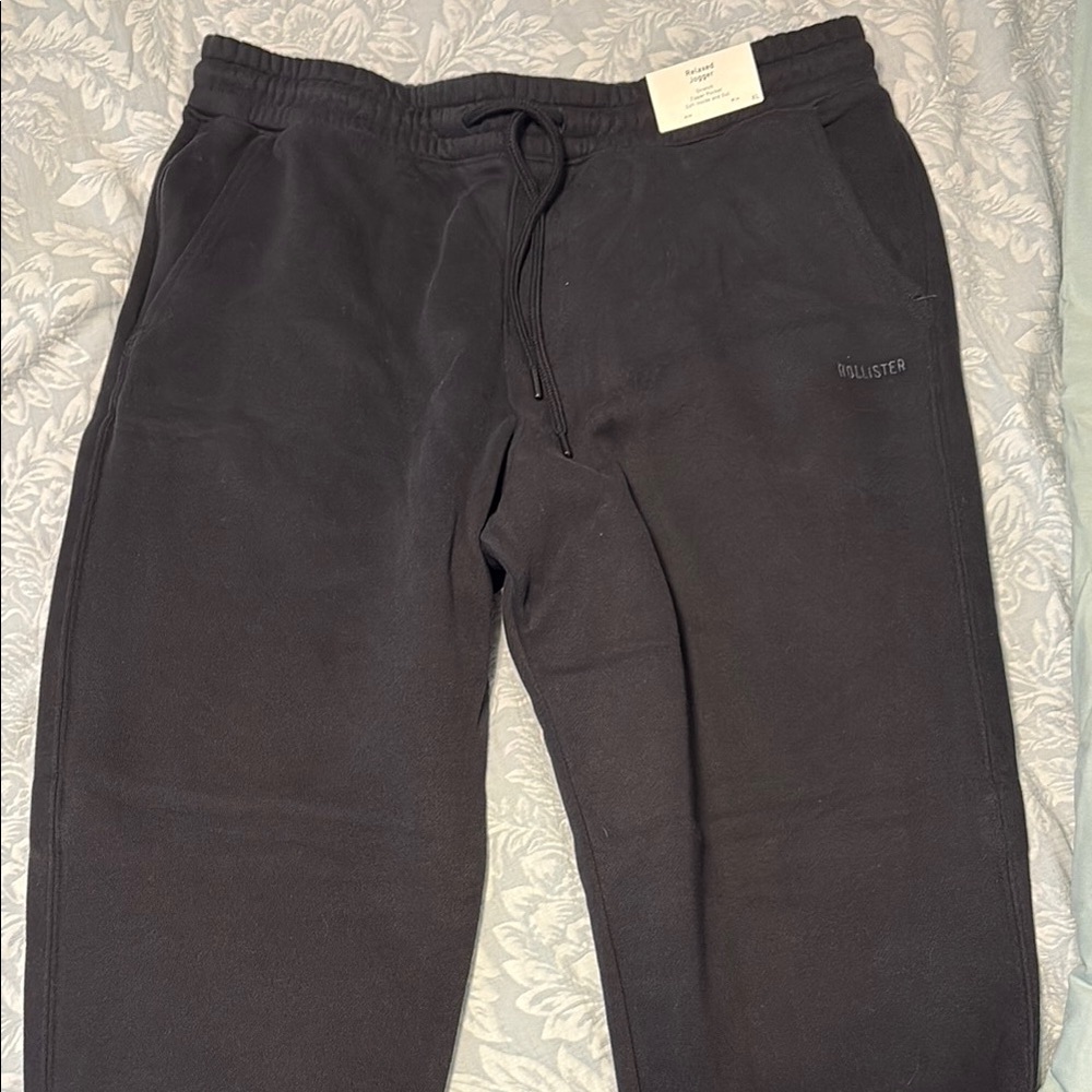 Hollister Men's Black Sweatpants